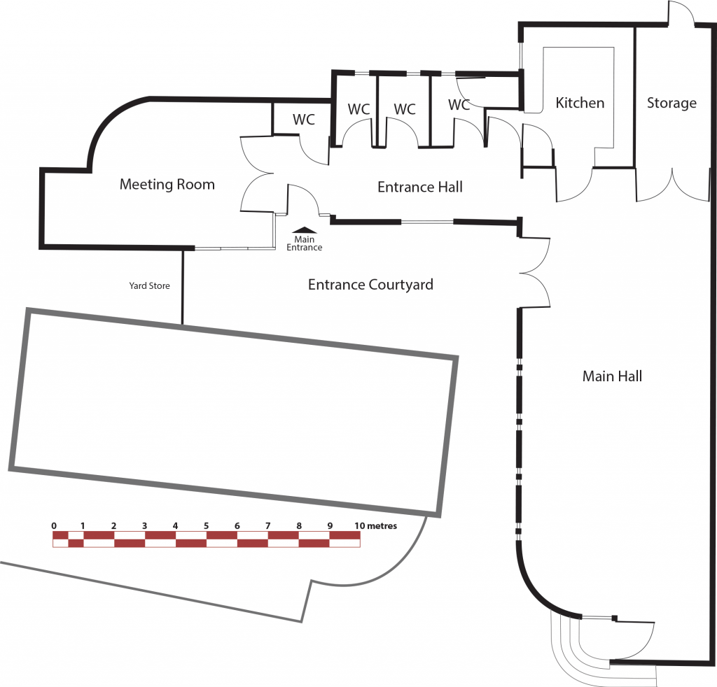 Coton Village Hall Floor Plan